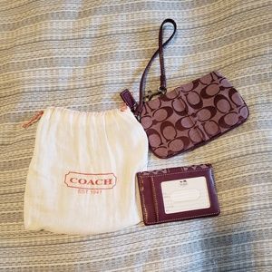 Coach Wallet and Wristlet